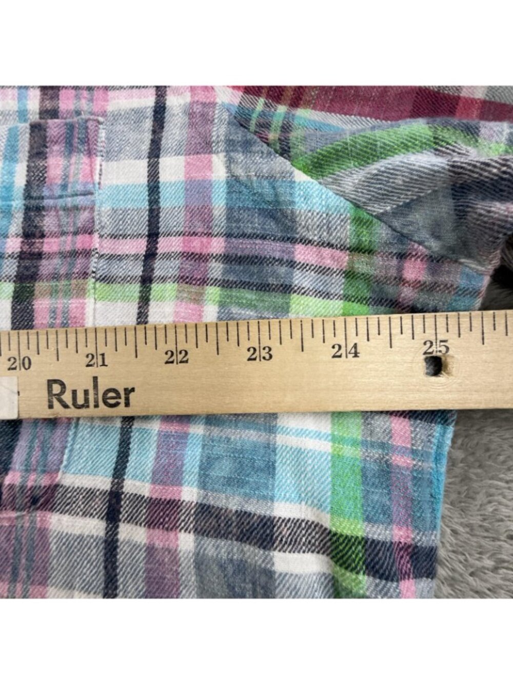 Polo Ralph Lauren Shirt Mens XL Multicolor Plaid Button Up Long Sleeve Classic - Picture 12 of 15